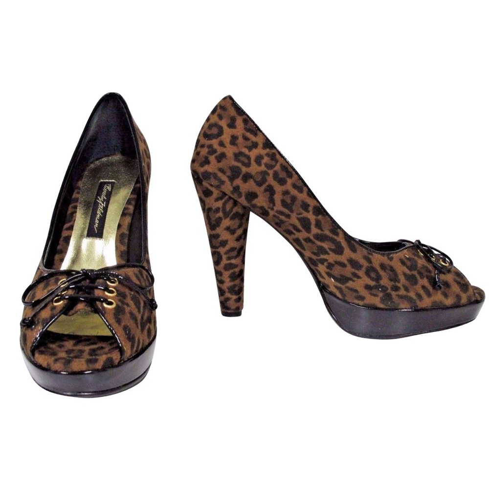 Beverly Feldman Leopard Print Heels